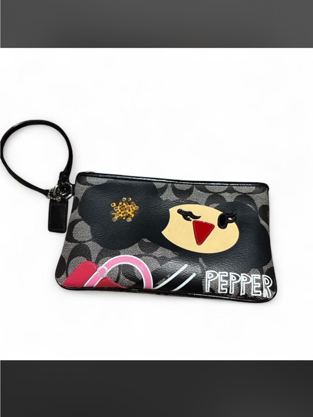 Coach Poppy X Pepper Wristlet